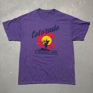 Russell Athletic Purple Colorado Graphic Tee